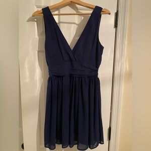 Charlotte Russe navy blue cocktail/party dresss. Size S.